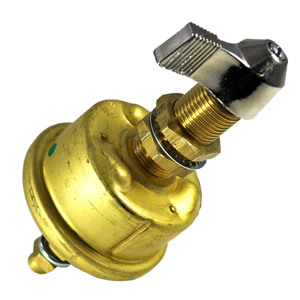 Cole Hersee Single Pole Brass Marine Battery Switch - 175 Amp - Continuous 800 Amp Intermittent OutdoorUp