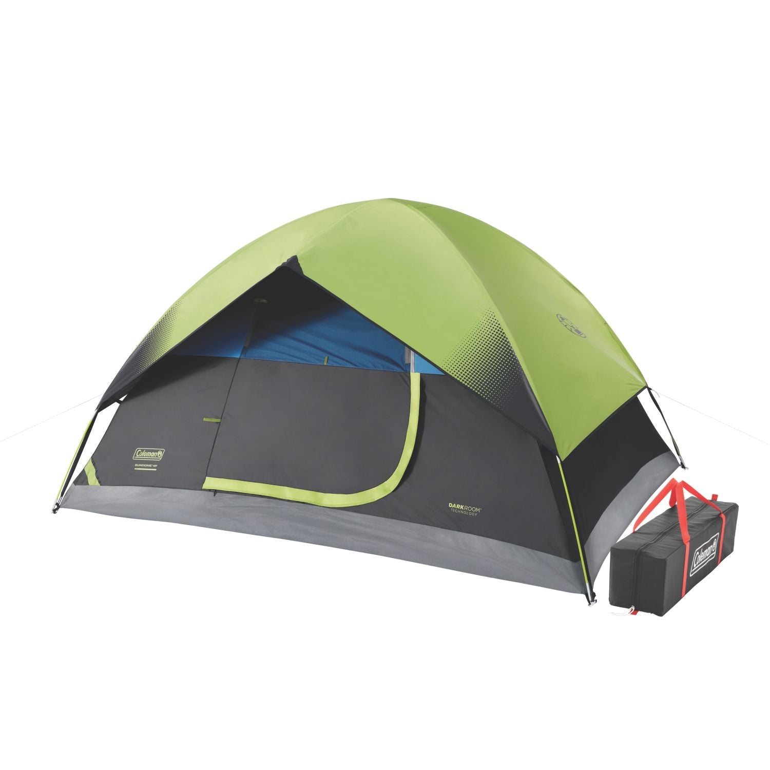 Coleman 4-Person Dark Room Sundome Tent OutdoorUp