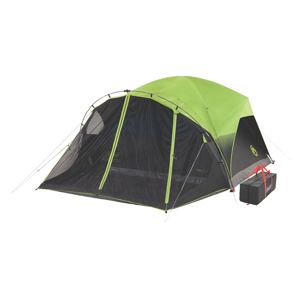 Coleman 6-Person Darkroom Fast Pitch Dome Tent w/Screen Room OutdoorUp