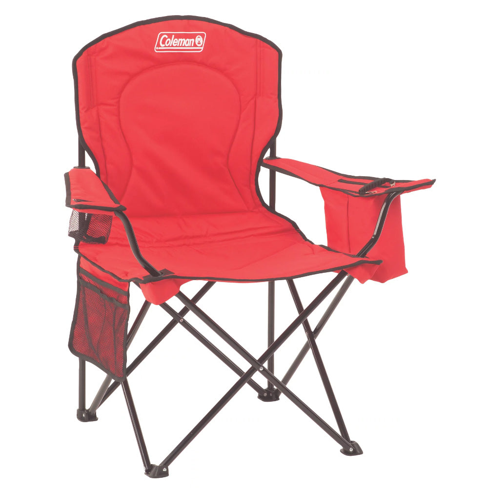Coleman Cooler Quad Chair - Red OutdoorUp