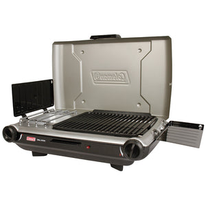 Coleman Deluxe Tabletop Propane 2-in-1 Grill/Stove - 2 Burner OutdoorUp