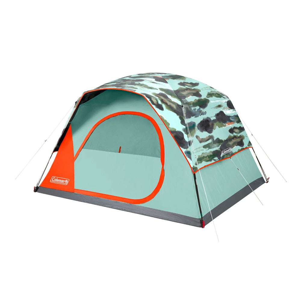 Coleman Skydome 6-Person Watercolor Series Camping Tent OutdoorUp