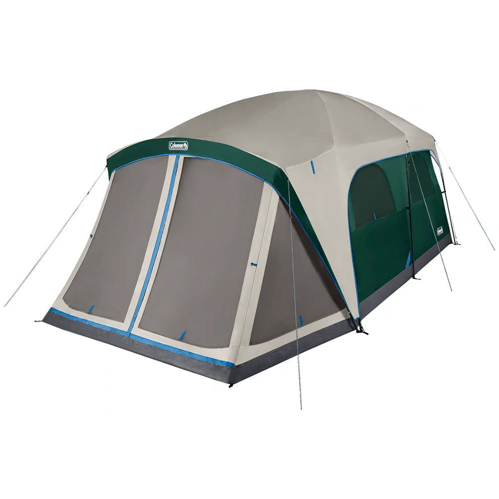 Coleman Skylodge 12-Person Camping Tent w/Screen Room - Evergreen OutdoorUp