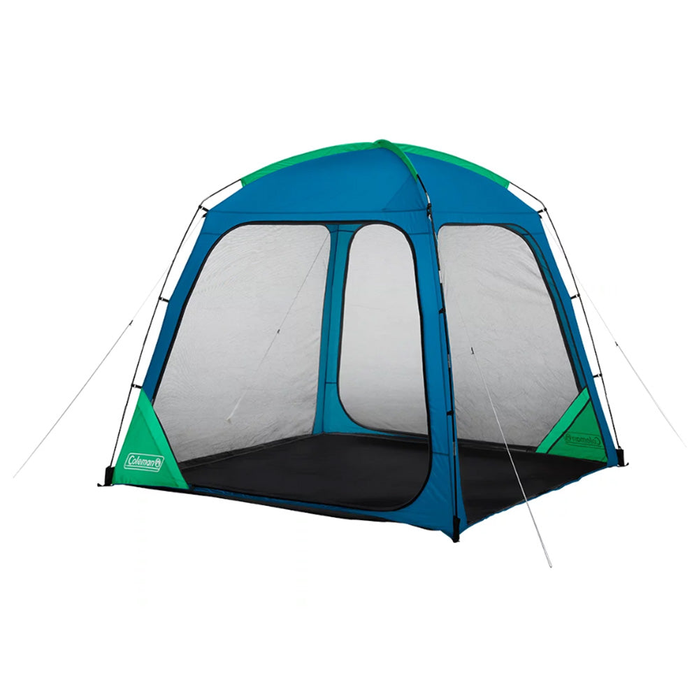 Coleman Skyshade 8 x 8 ft. Screen Dome Canopy - Mediterranean Blue OutdoorUp