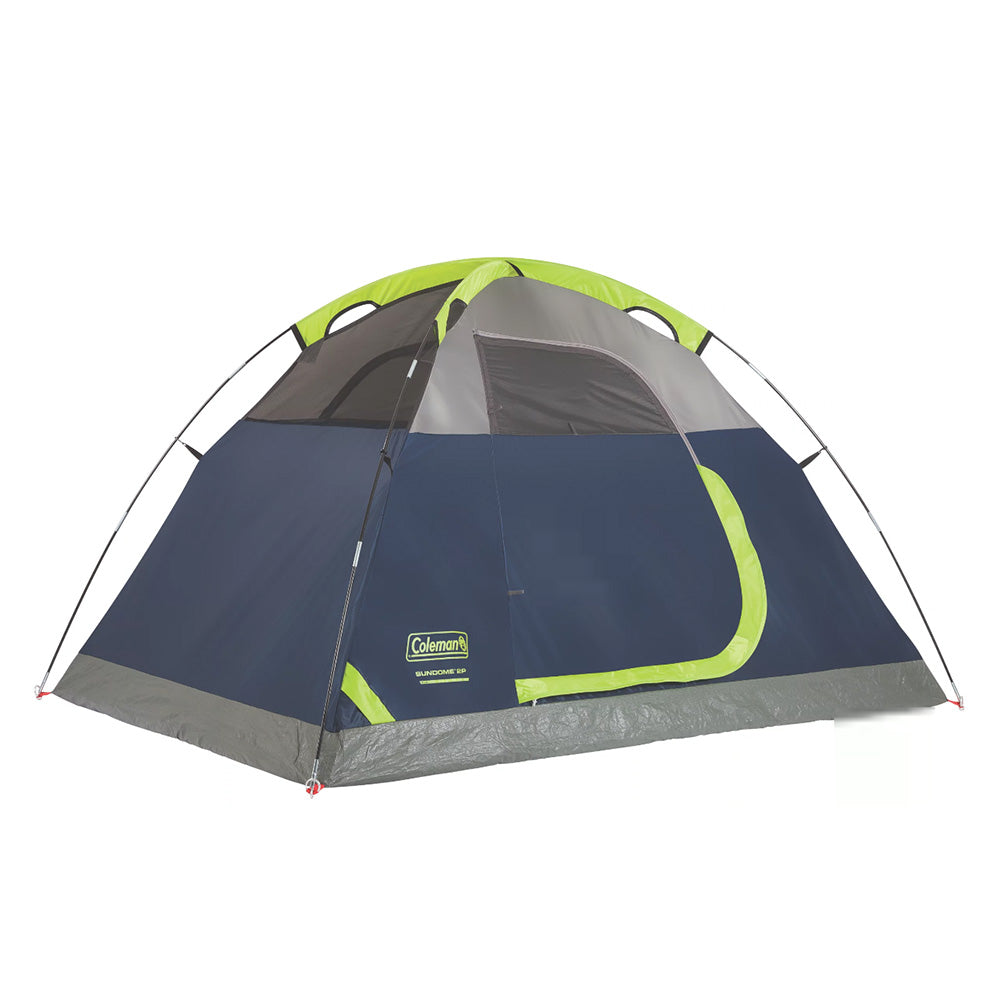 Coleman Sundome 2-Person Camping Tent - Navy Blue  Grey OutdoorUp