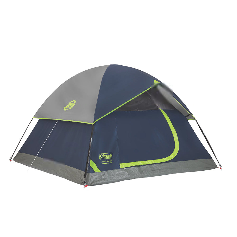 Coleman Sundome 2-Person Camping Tent - Navy Blue  Grey OutdoorUp