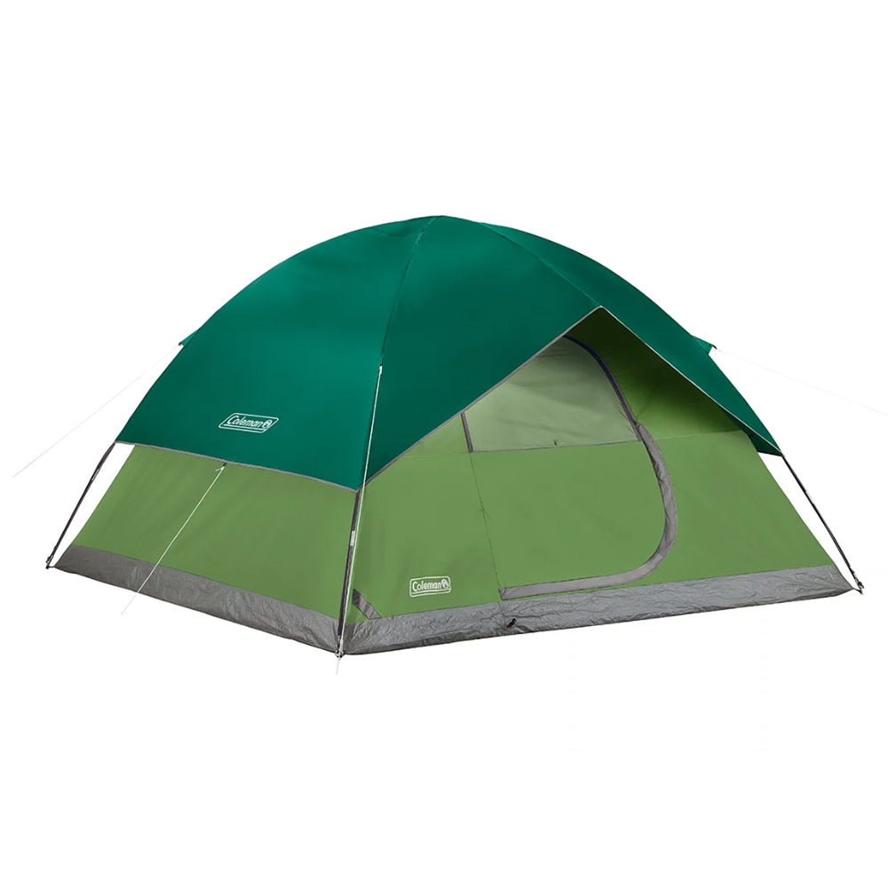 Coleman Sundome 6-Person Camping Tent - Spruce Green OutdoorUp