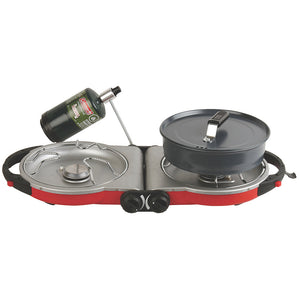 ColemanPerfectFlow InstaStart Fold N Go Stove - 2-Burner OutdoorUp