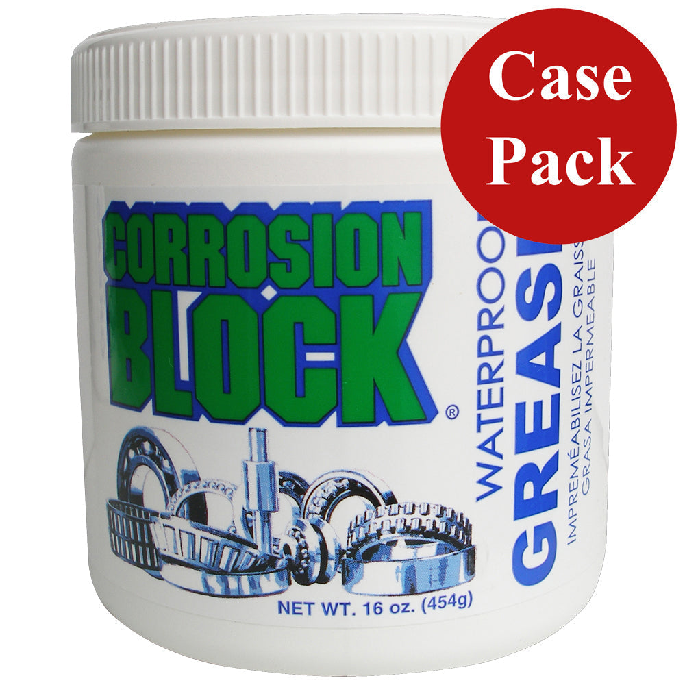 Corrosion Block High Performance Waterproof Grease - 16oz Tub - Non-Hazmat, Non-Flammable  Non-Toxic *Case of 6* OutdoorUp