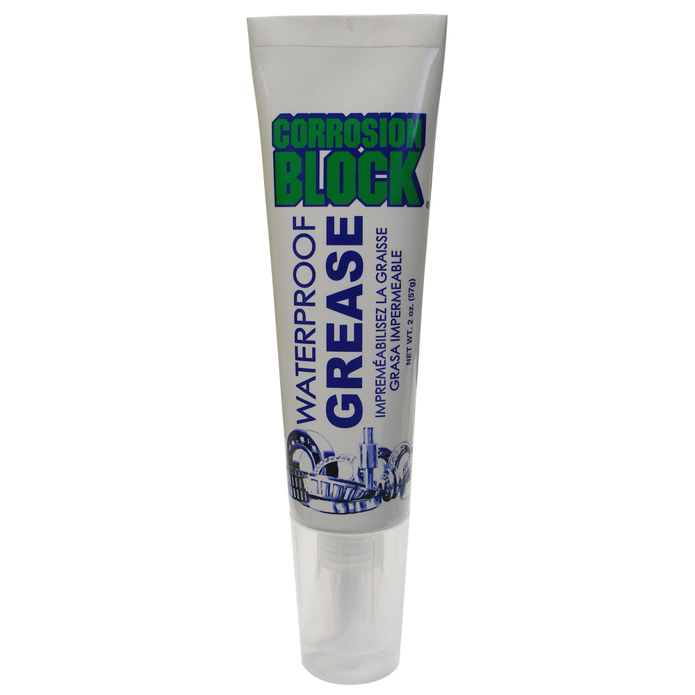 Corrosion Block High Performance Waterproof Grease - 2oz Tube - Non-Hazmat, Non-Flammable  Non-Toxic OutdoorUp