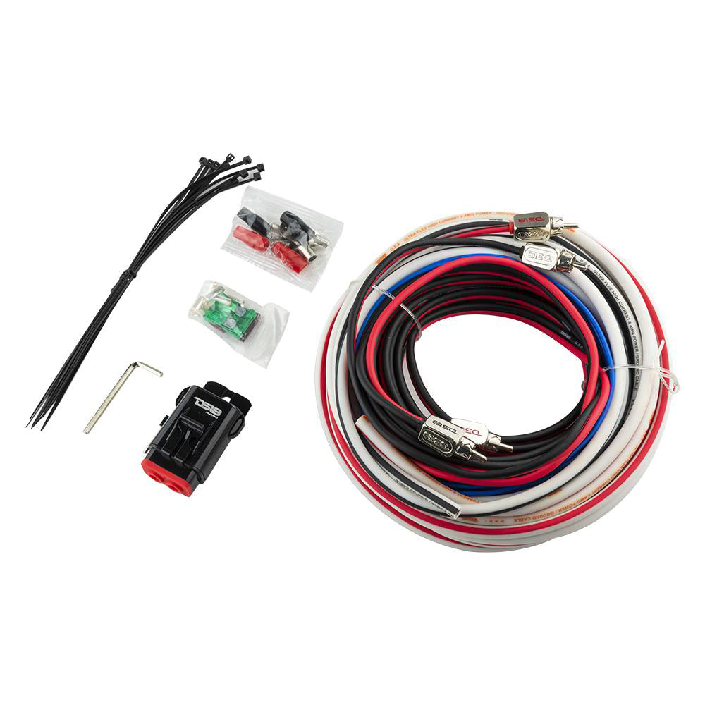 DS18 Hydro Power Amplifier Install Kit - 8GA OutdoorUp