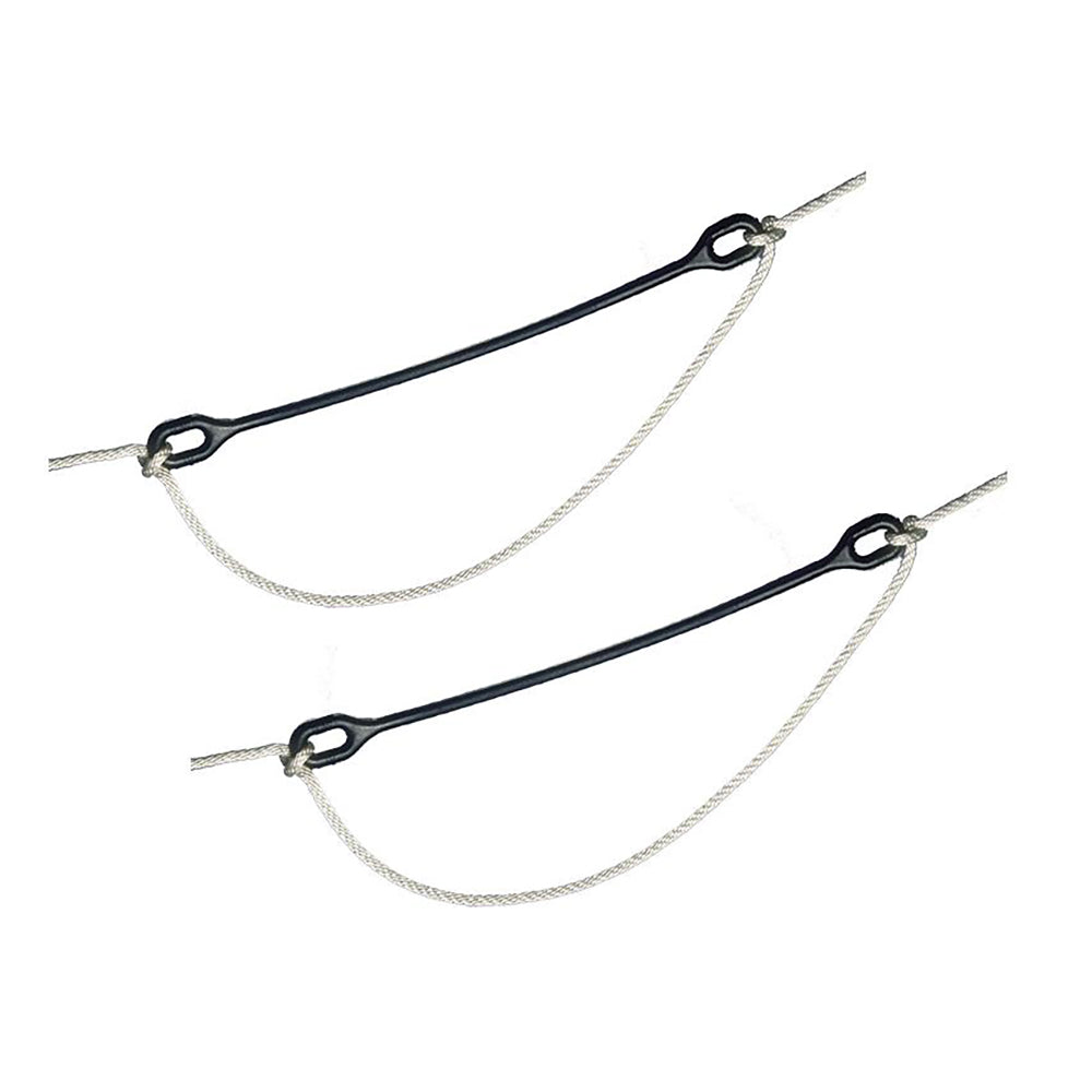 Davis Line Snubber 22" - Black - 2-Pack OutdoorUp