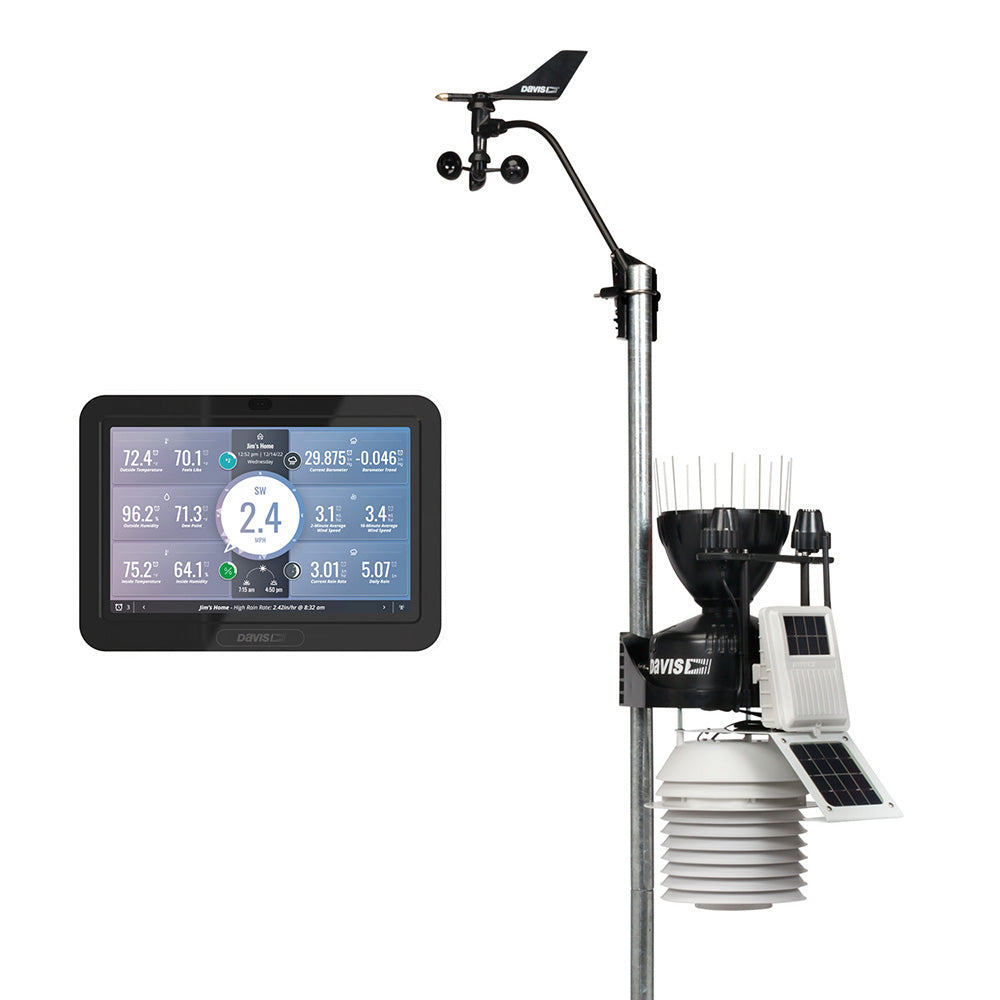 Davis Vantage Pro2 Wireless Weather Station w/WeatherLink Console, 24hr Fan Aspirated Radiation Shield, UV  Solar Sensors OutdoorUp