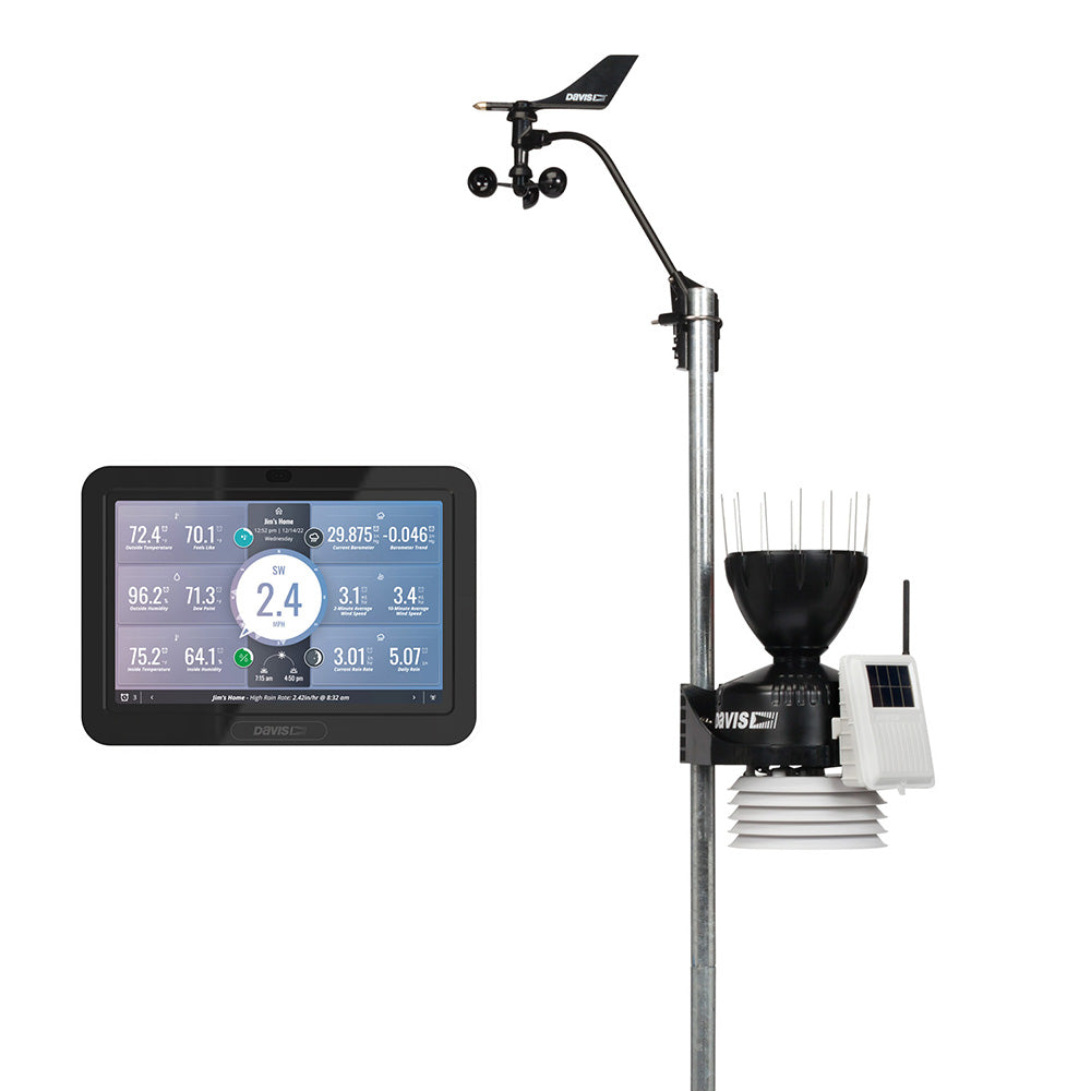 Davis Vantage Pro2 Wireless Weather Station w/WeatherLink Console  Standard Radiation Shield OutdoorUp