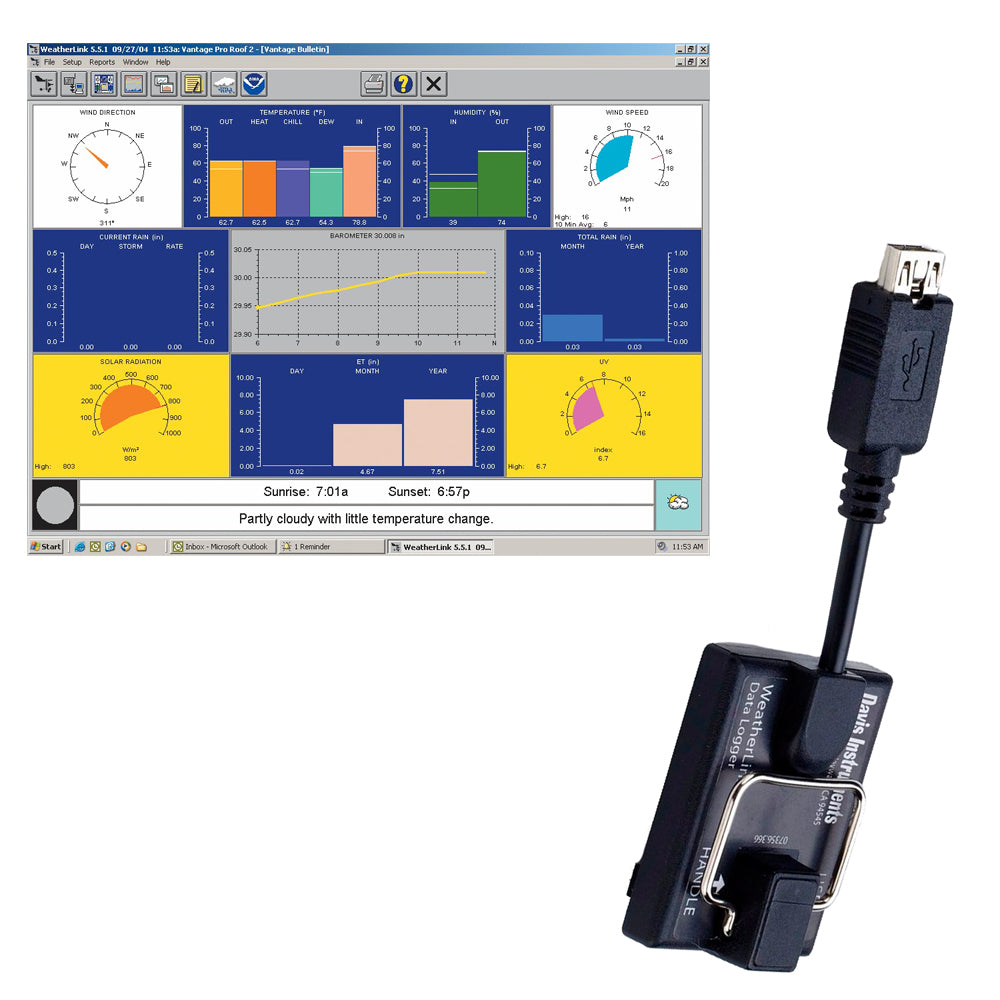 Davis WeatherLink f/Vantage Pro2 & Vantage Vue OutdoorUp