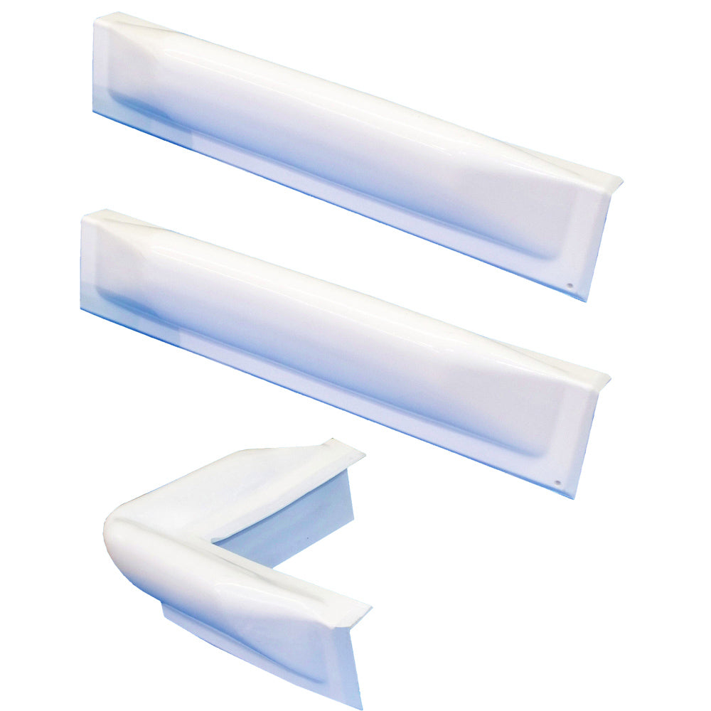 Dock Edge 3 Piece Dock Bumper Kit - 1 Corner Piece, 2 18" Straight Pieces OutdoorUp