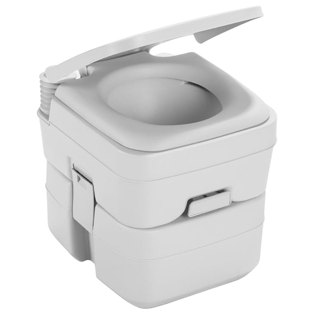 Dometic 965 MSD Portable Toilet w/Mounting Brackets - 5 Gallon - Platinum OutdoorUp