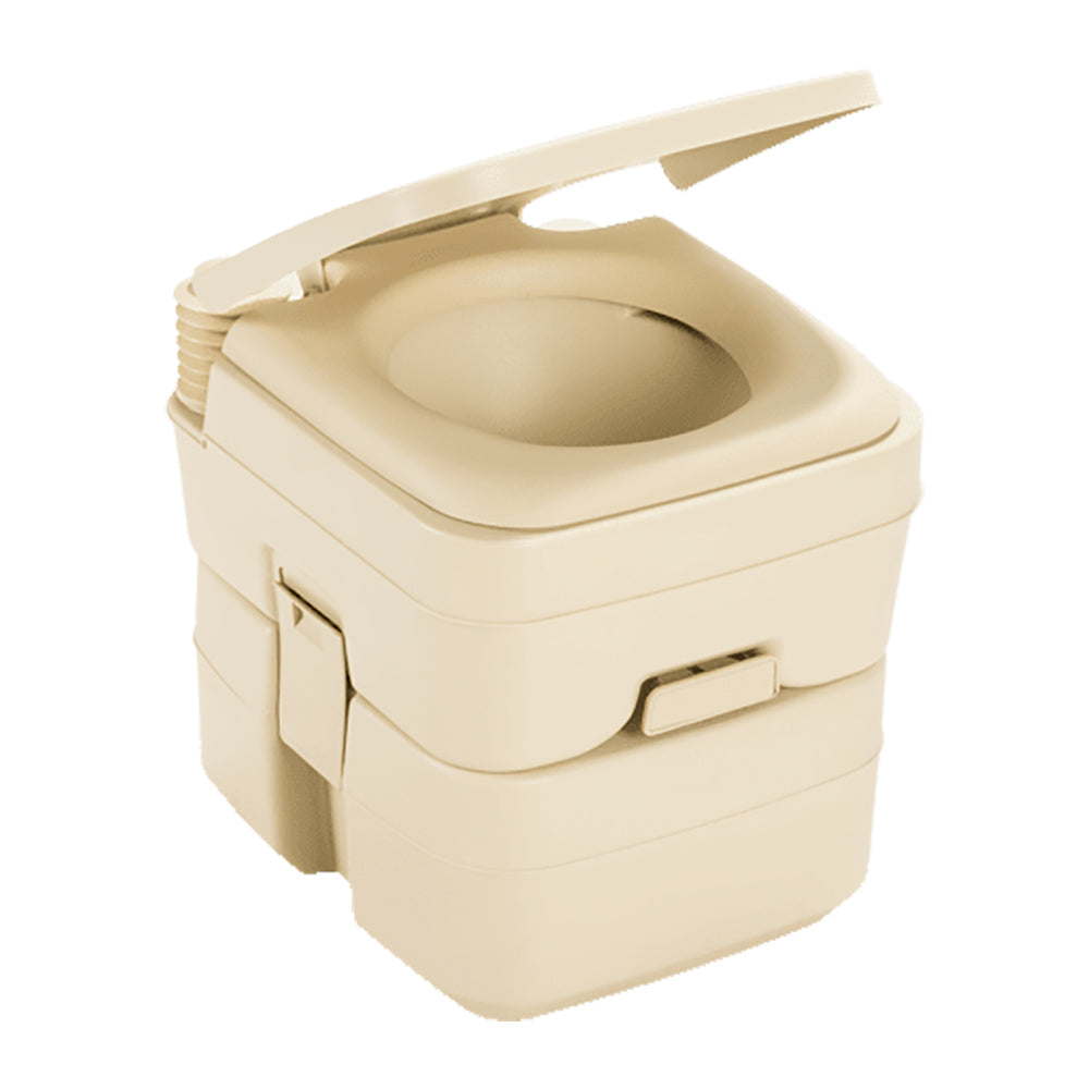 Dometic 966 Portable Toilet - 5 Gallon - Parchment OutdoorUp