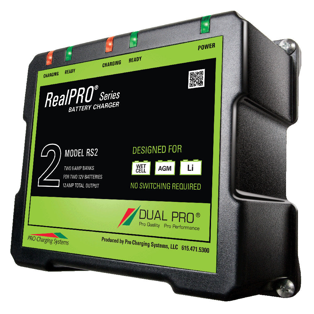 Dual Pro RealPRO Series Battery Charger - 12A - 2-6A-Banks - 12V/24V OutdoorUp