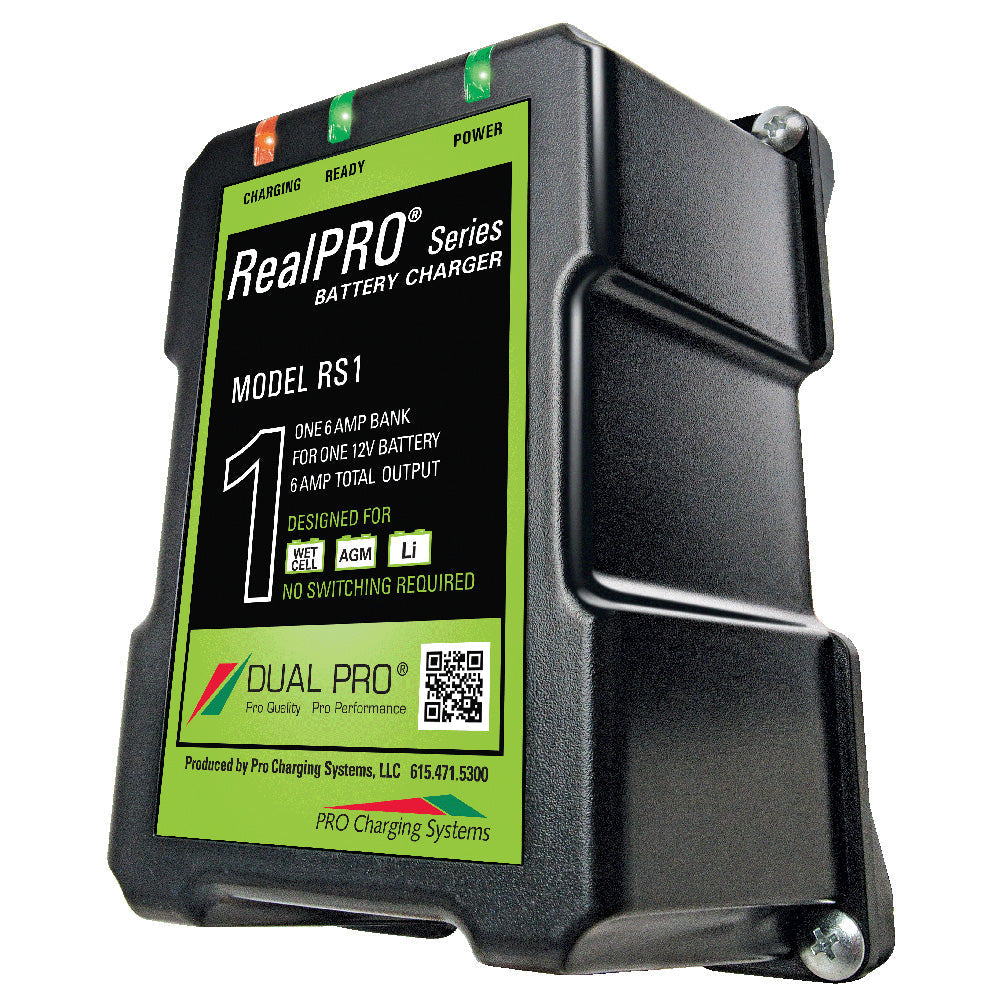 Dual Pro RealPRO Series Battery Charger - 6A - 1-Bank - 12V OutdoorUp