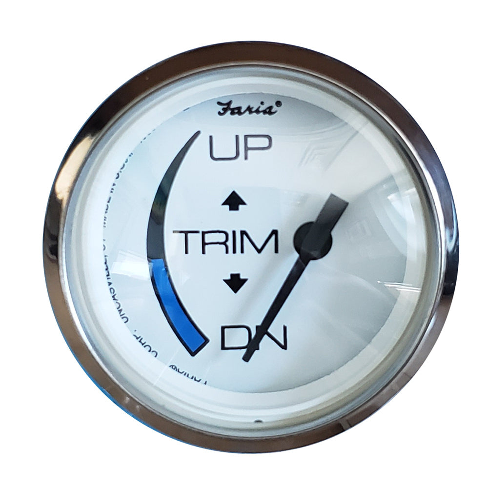 Faria Chesapeake White SS 2" Trim Gauge f/Honda Engines OutdoorUp