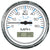 Faria Chesapeake White SS 4" Speedometer w/LCD Heading Display- 60MPH (GPS) OutdoorUp