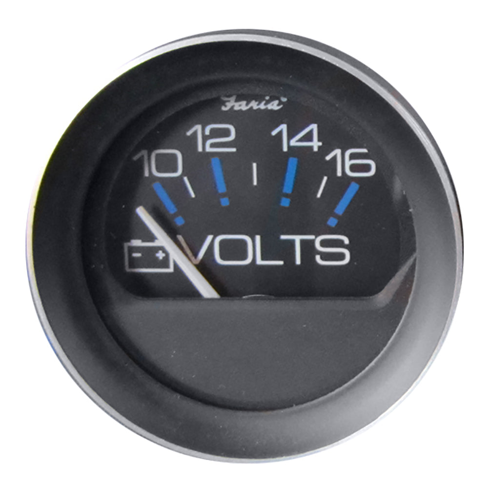 Faria Coral 2" Voltmeter (10-16 VDC) OutdoorUp