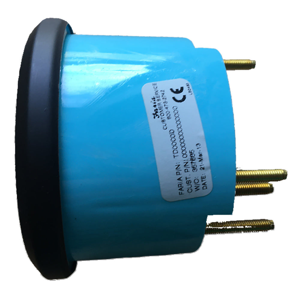 Faria Coral 4" Tachometer 6000 RPM (Gas) (Inboard and I/O) OutdoorUp