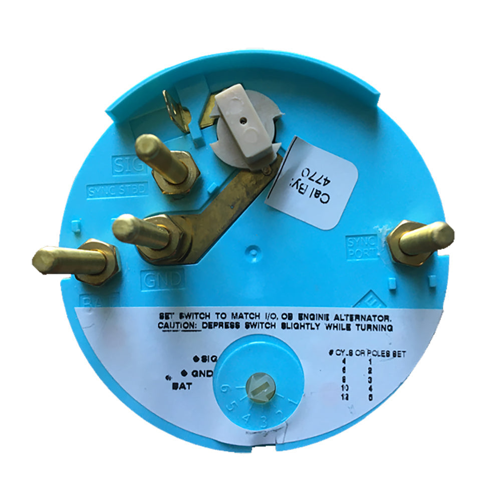Faria Coral 4" Tachometer 6000 RPM (Gas) (Inboard and I/O) OutdoorUp