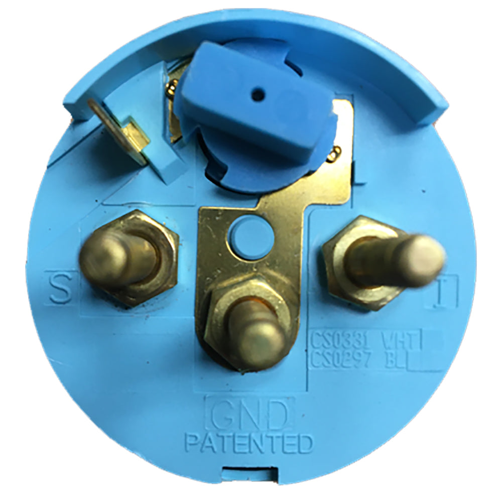 Faria Euro Black 2" Rudder Angle Indicator OutdoorUp