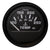 Faria Euro Black 2" Water Temperature Gauge (100-250 DegreeF) OutdoorUp