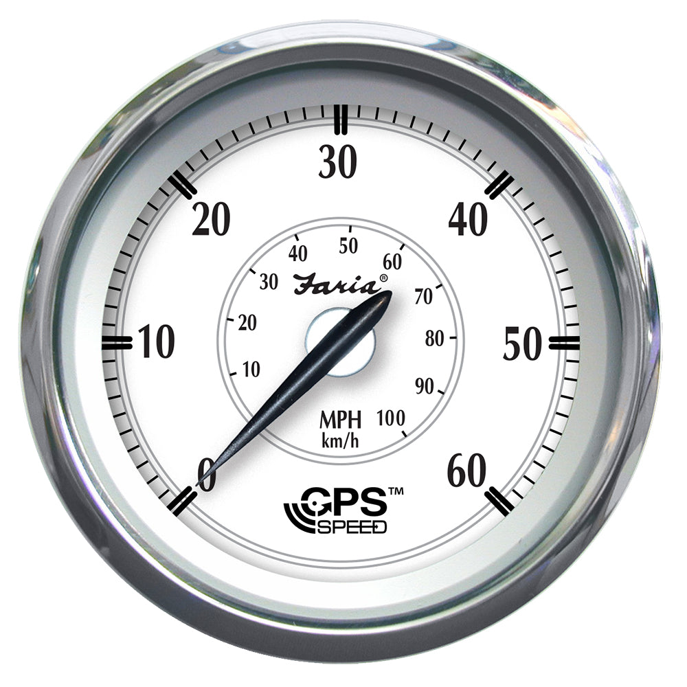 Faria Newport SS 4" GPS Speedometer - 0 to 60 MPH OutdoorUp