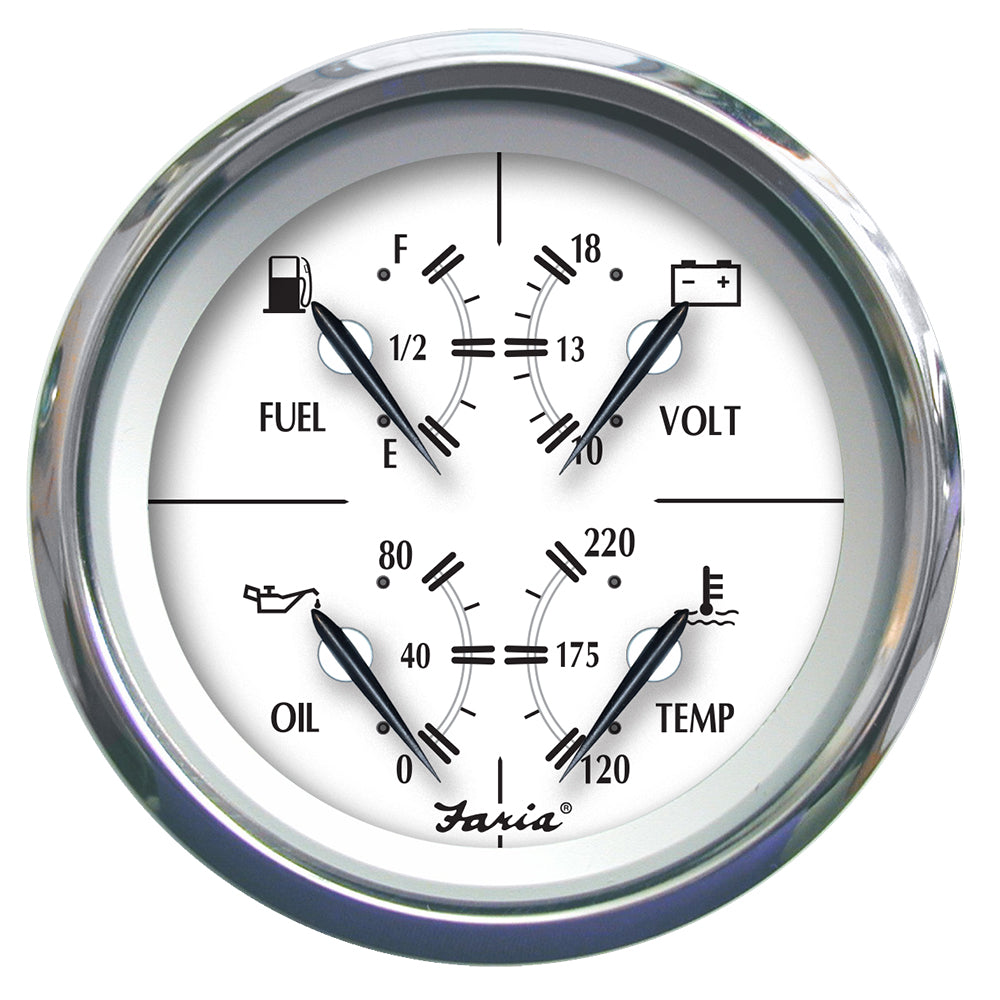 Faria Newport SS 4" Multifunction Gauge OutdoorUp