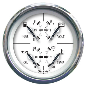 Faria Newport SS 4" Multifunction Gauge OutdoorUp