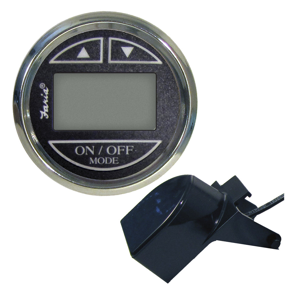 Faria Platinum 2" Depth Sounder w/Transom Mount Transducer OutdoorUp