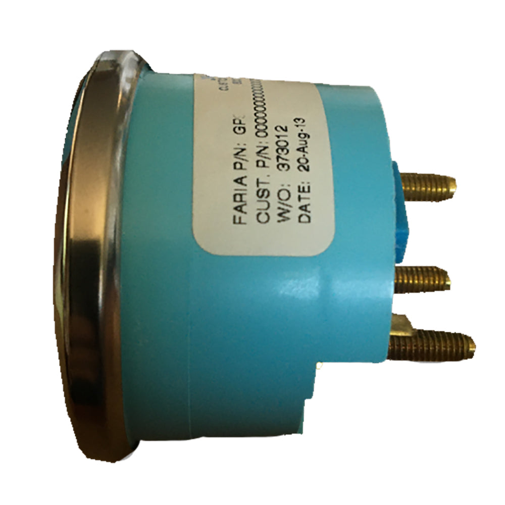 Faria Spun Silver 2" Trim Gauge f/Mercury/Mariner/Mercruiser/Volvo DP  Yamaha (01  Newer) OutdoorUp