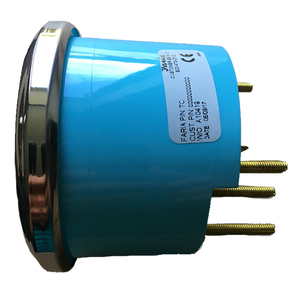 Faria Spun Silver 4" Tachometer (7000 RPM) (Outboard) OutdoorUp