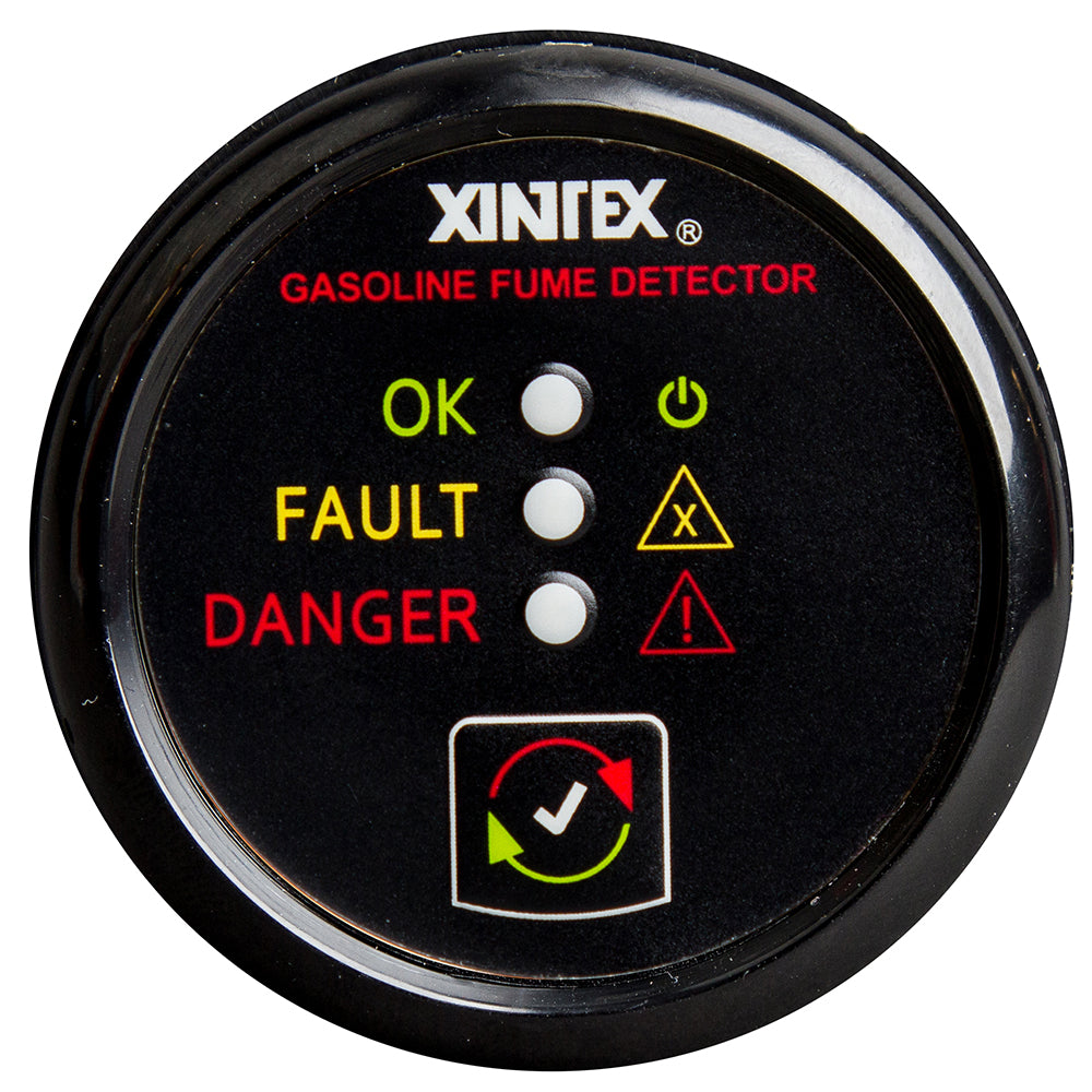 Fireboy-Xintex Gasoline Fume Detector - Black Bezel - 12/24V OutdoorUp