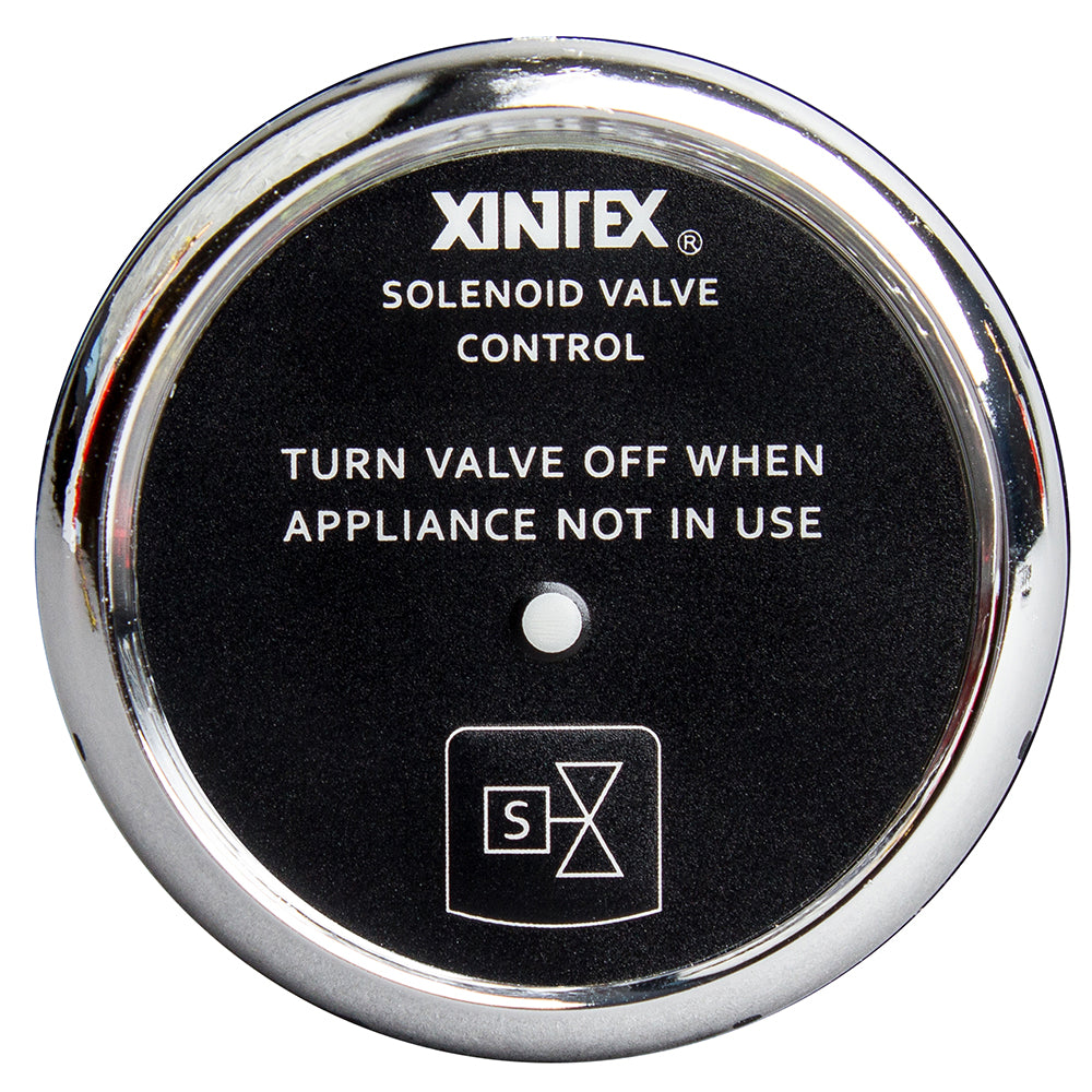 Fireboy-Xintex Propane Control  Solenoid Valve w/Chrome Bezel Display OutdoorUp