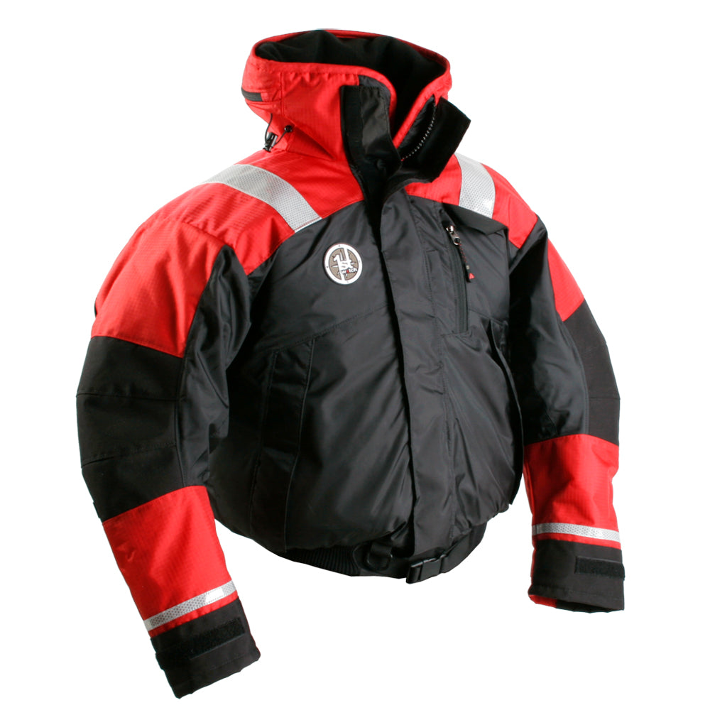 First Watch AB-1100 Flotation Bomber Jacket - Red/Black - Small OutdoorUp