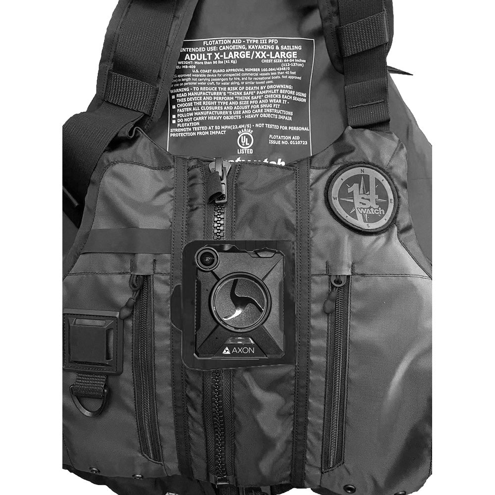 First Watch AV-1000 Kayak Style Duty PFD - Black - XL/XXL OutdoorUp