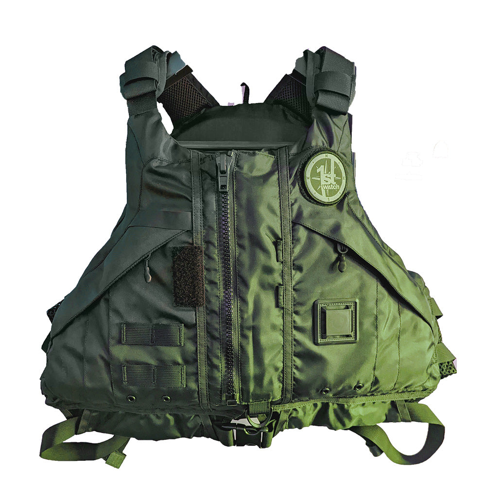 First Watch AV-1000 Kayak Style Duty PFD - Green - XL/XXL OutdoorUp