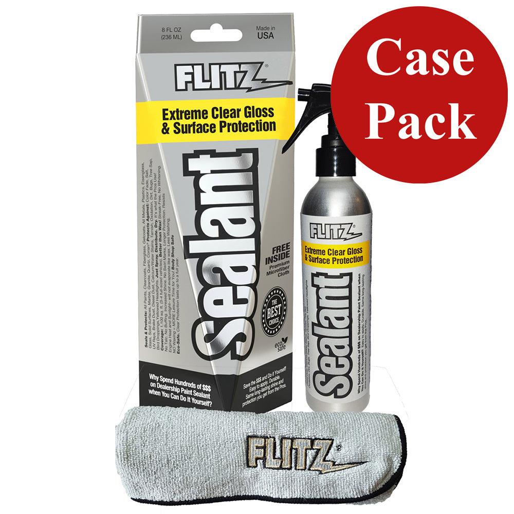 Flitz Ceramic Sealant Spray Bottle w/Microfiber Polishing Cloth - 236ml/8oz *Case of 6* OutdoorUp