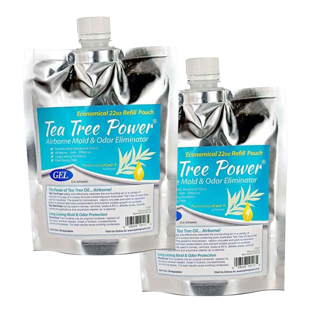 Forespar Tea Tree Power 44oz Refill Pouches (2)-22oz pouches OutdoorUp