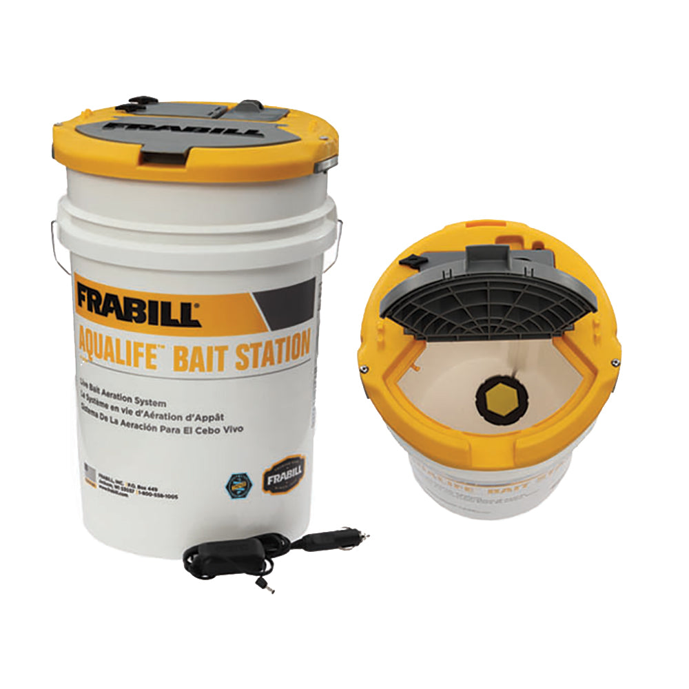 Frabill Aqua-Life Bait Station - 6 Gallon Bucket OutdoorUp