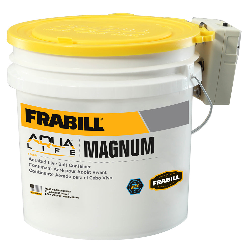 Frabill Magnum Bucket - 4.25 Gallons w/Aerator OutdoorUp
