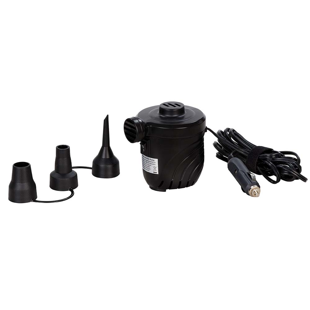 Full Throttle 12V Power Air Pump - Black OutdoorUp