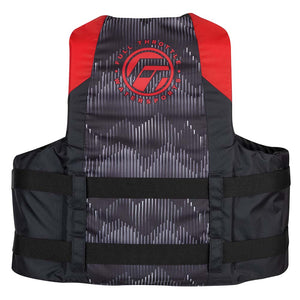 Full Throttle Adult Nylon Life Jacket - 2XL/4XL - Red/Black OutdoorUp