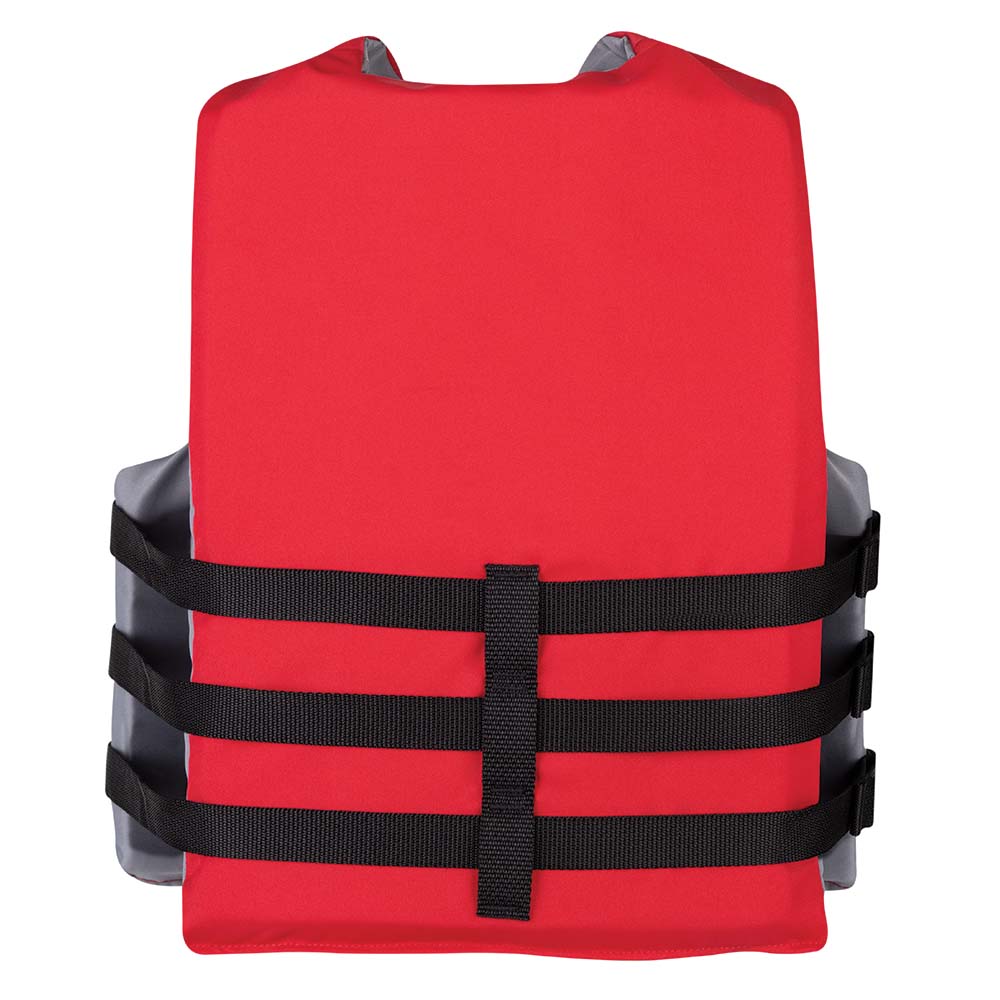 Full Throttle Adult Oversized Ski Life Jacket - Red OutdoorUp