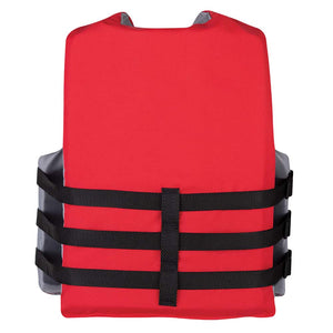 Full Throttle Adult Oversized Ski Life Jacket - Red OutdoorUp